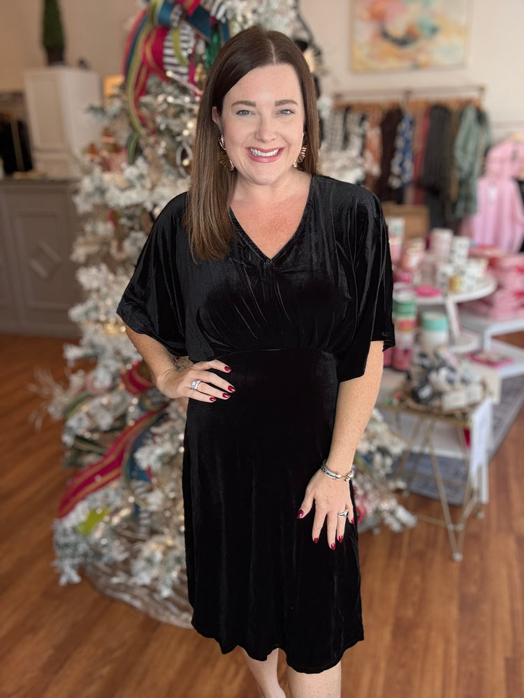Time to Shine Dress in Black