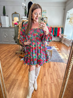 Enchanted Garden Dress in Green