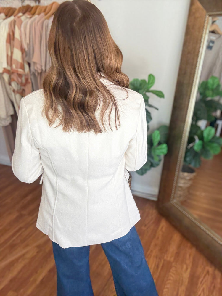 Around Town Coat in Bone