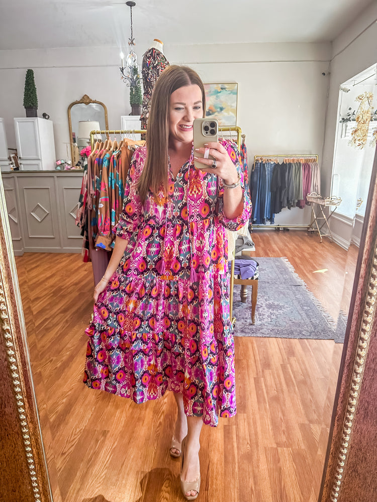 Hopelessly Devoted Dress in Pink