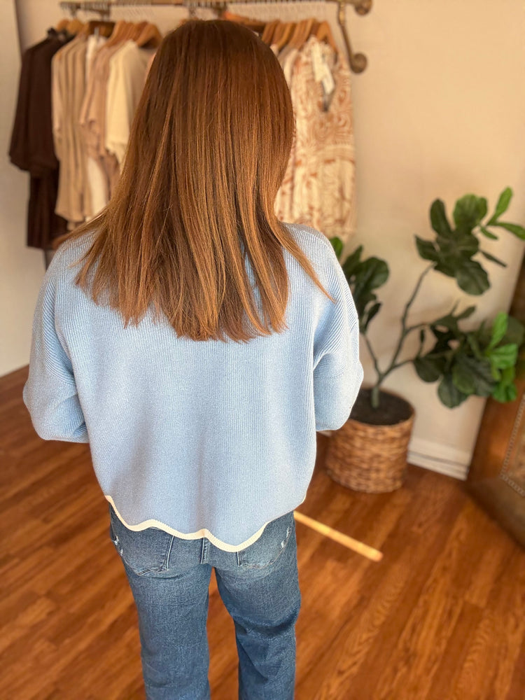 Looking for You Sweater in Blue