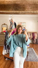 Here for It Sweater in Blue
