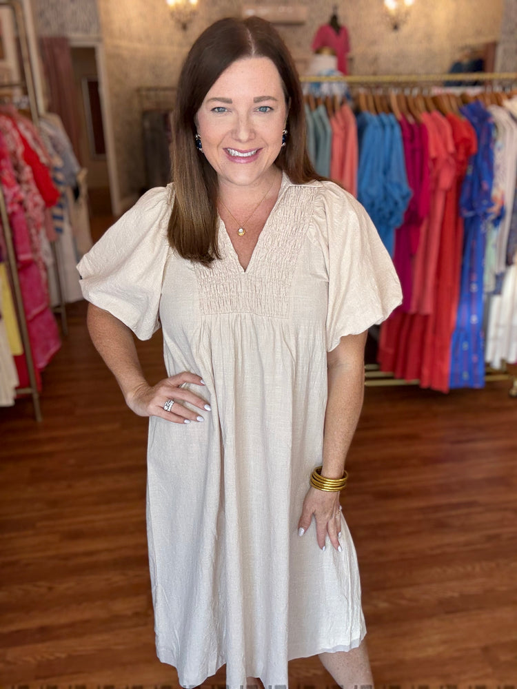 Daily Reminder Dress in Natural