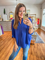 Think of Me Top in Indigo