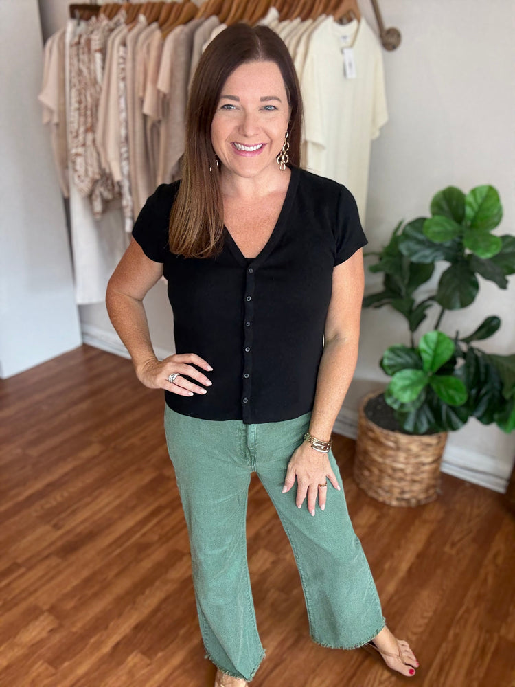 Going Strong Jeans in Olive