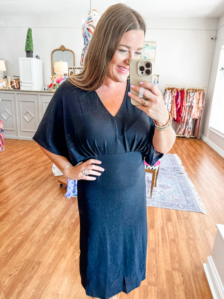 See You Shine Dress in Black