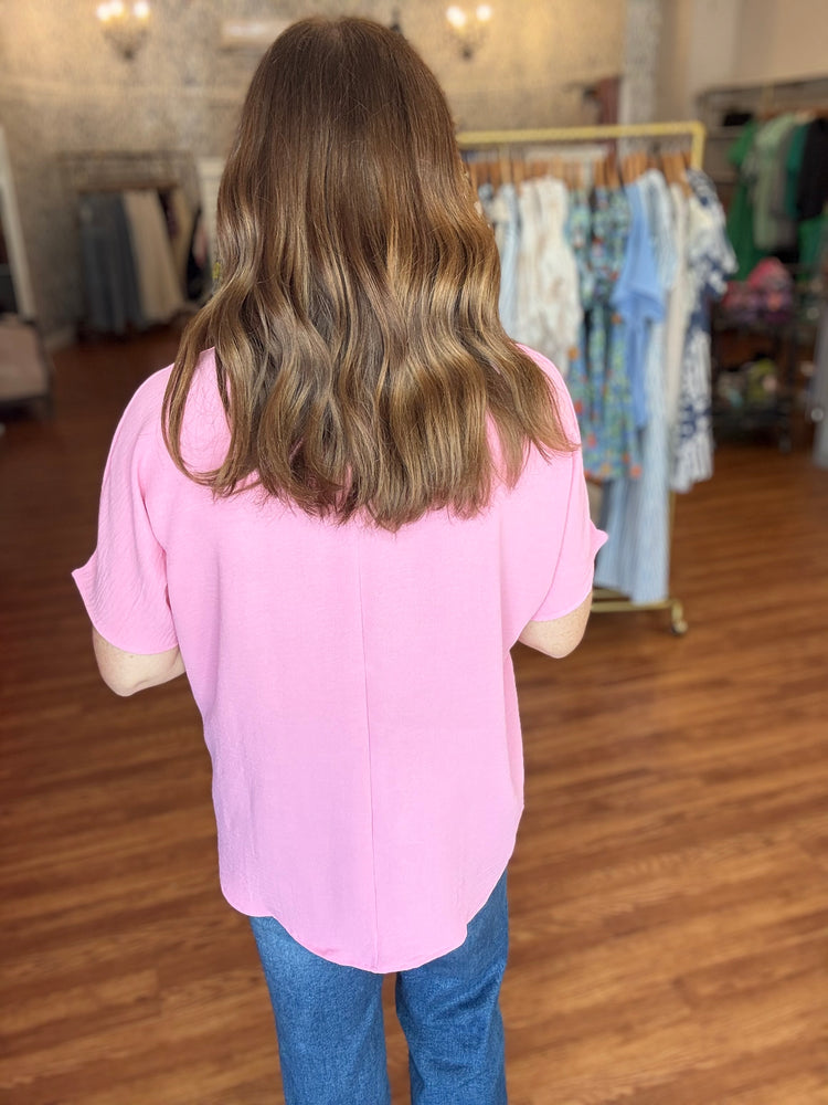 Always Loved It Top in Pink