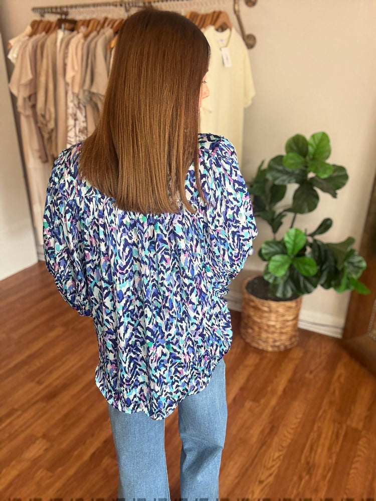 Day Dream Delight Top in Blue