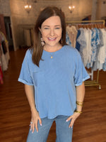 In Plain Sight Top in Blue