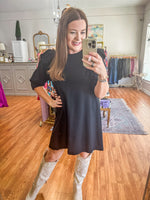 Make it Known Dress in Black