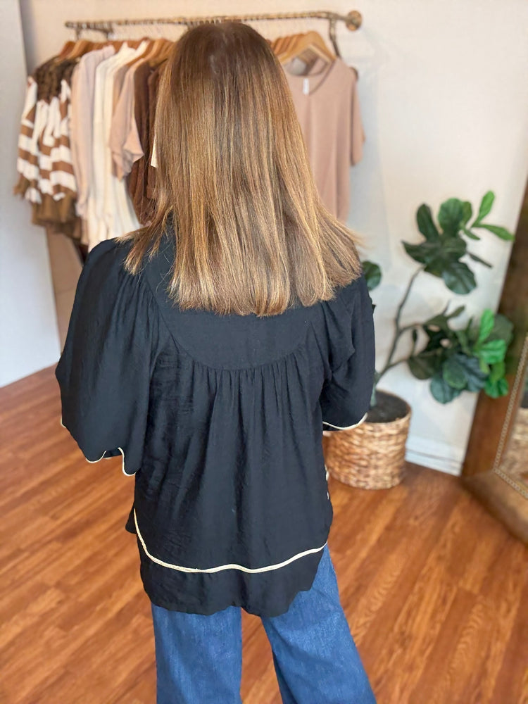 At Least You Know Top in Black