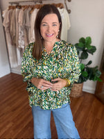 Day Dream Delight Top in Green