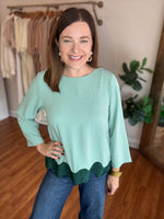 Until Forever Top in Green