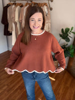 Looking for You Sweater in Cinnamon
