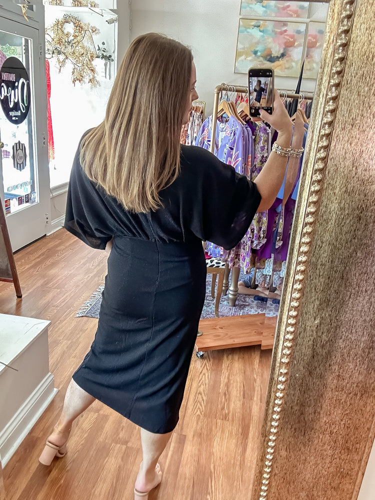 See You Shine Dress in Black