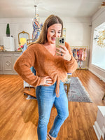 Rushing In Top in Cinnamon