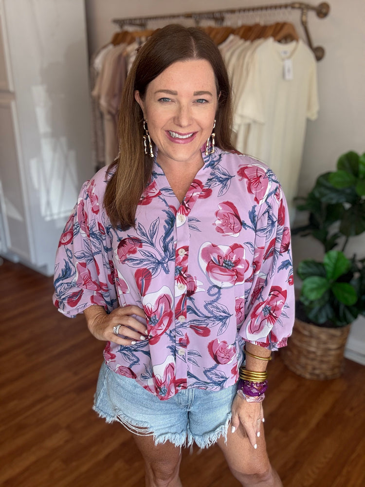 Lavender Fields Top