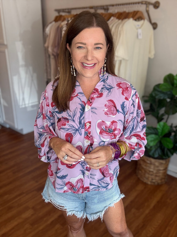 Lavender Fields Top