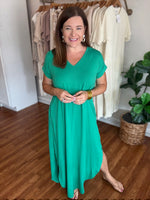 Everywhere You Go Dress in Green