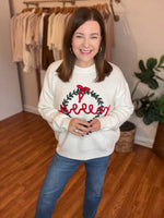 Merry Wreath Sweater