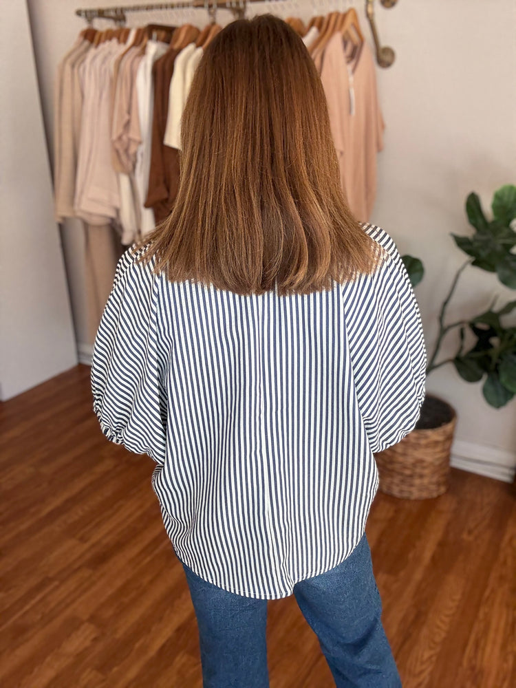 In My Mind Top in Navy