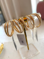 2 Row Omega Bangle Set
