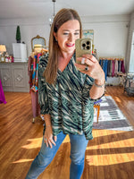 Call On Me Top in Sage