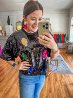 Feeling Festive Sequin Top