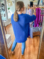 Clearly Yours Cardigan in Royal