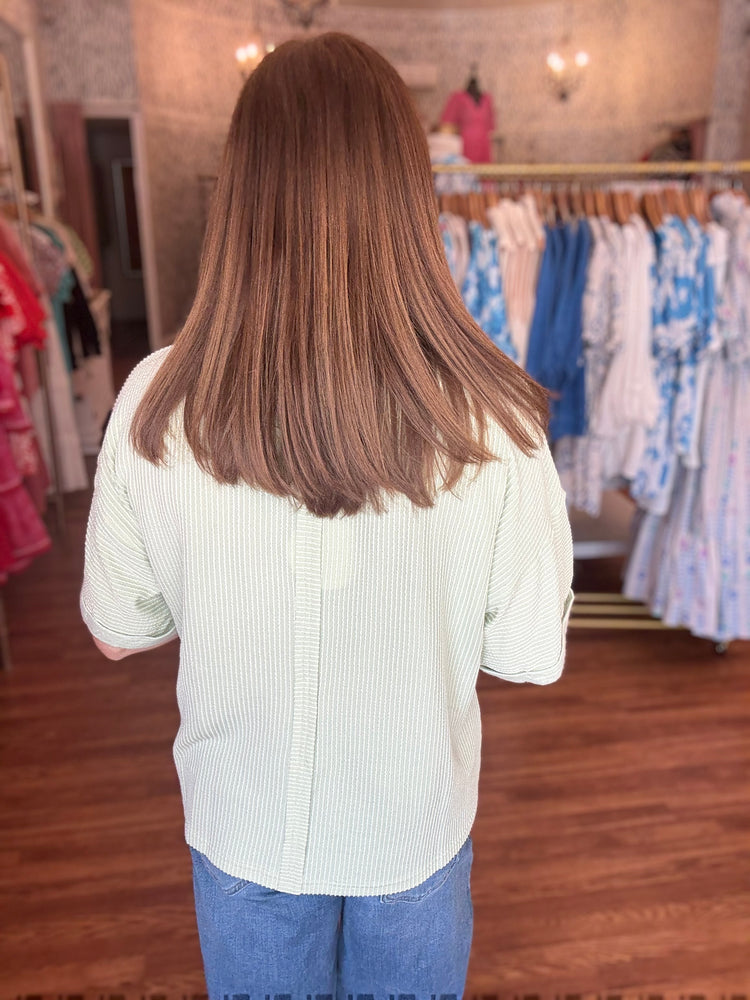 In Plain Sight Top in Green