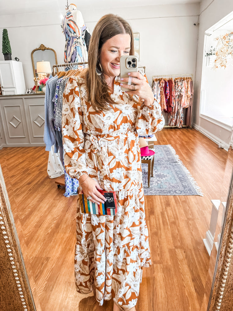 Thinking About Fall Maxi in Camel