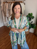 Crowd Pleaser Kimono in Green