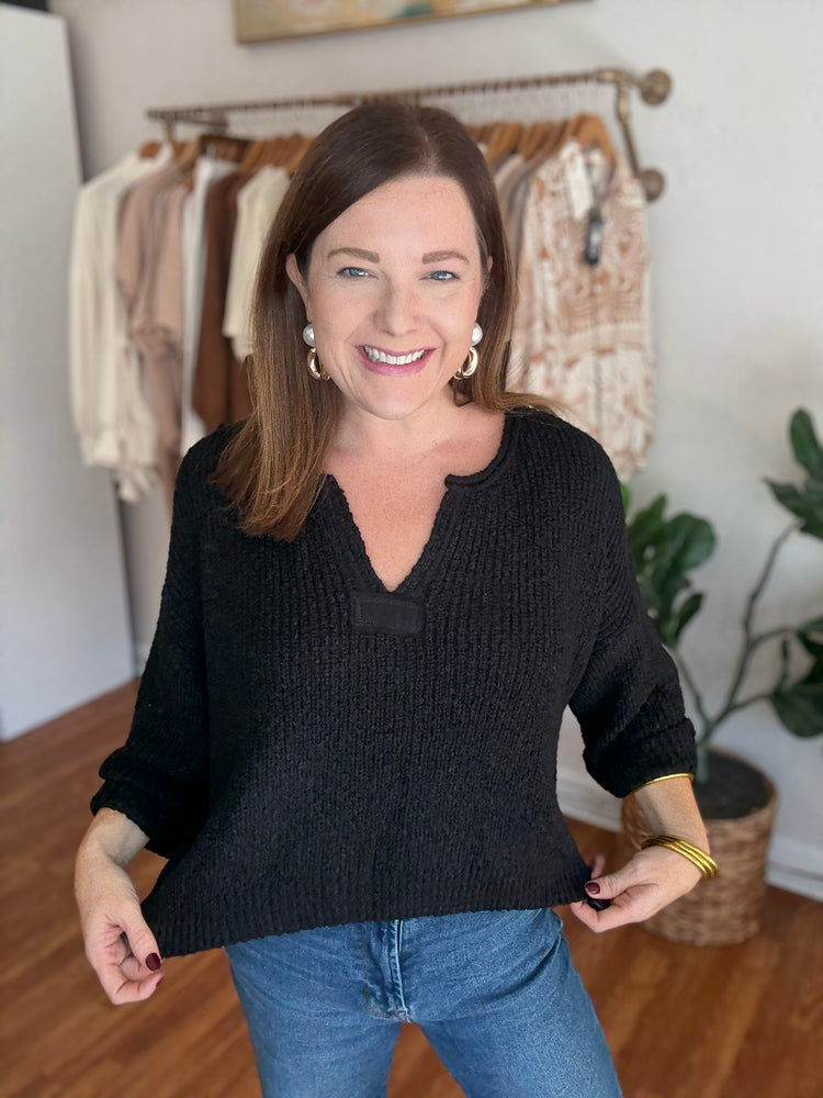 Remember It Sweater in Black