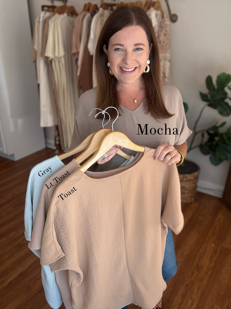Everyday Basic V-Neck Top (4 colors)