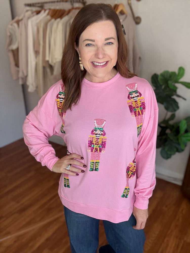 Sequin Nutcracker Top