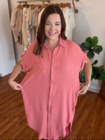 Thinking About You Lately Dress in Rose