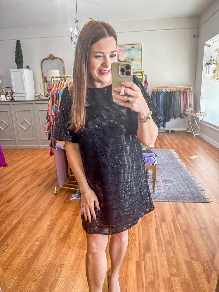 Chic Pursuits Dress in Black