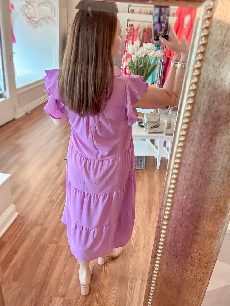 Just Dreaming Dress in Lilac