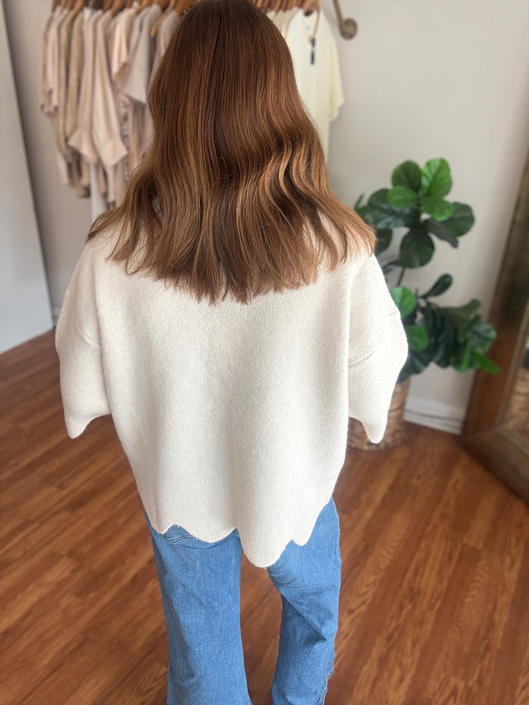 Follow You Sweater in Cream