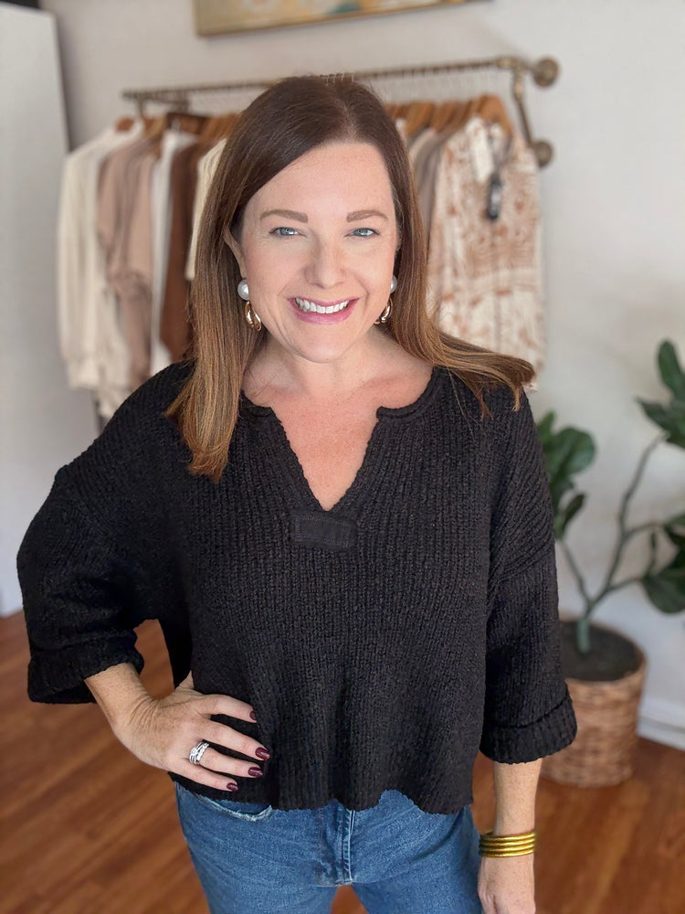 Remember It Sweater in Black
