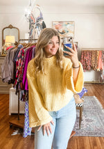 Now You Know Sweater in Yellow