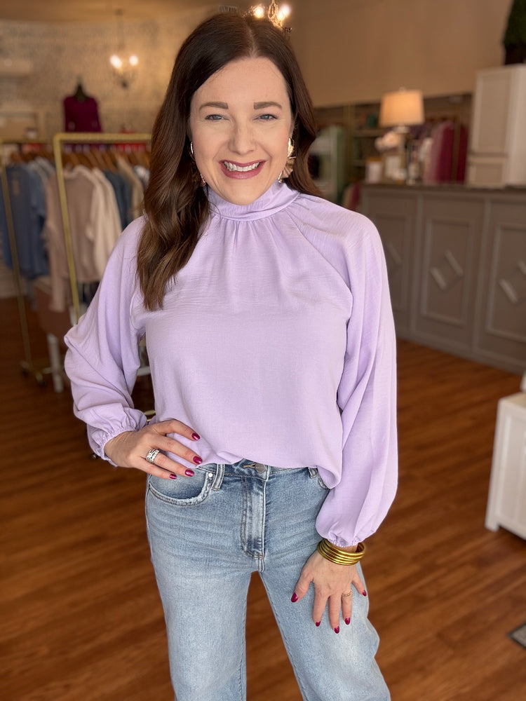 Best of Me Top in Lilac