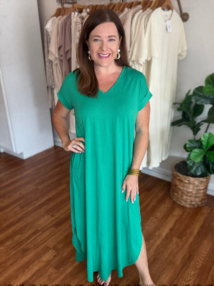 Everywhere You Go Dress in Green