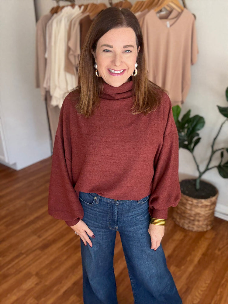 Cloud Nine Top in Sienna