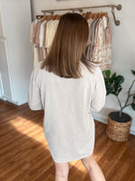 Weekend Sweatshirt Dress in Taupe