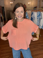 In Plain Sight Top in Orange