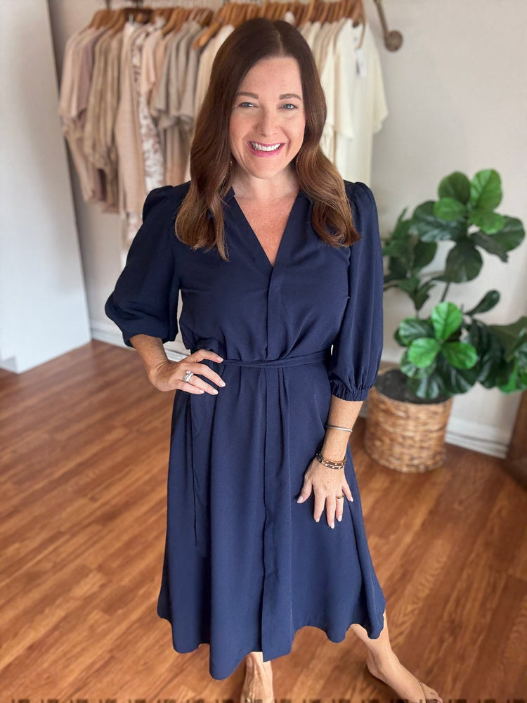 One to Remember Dress in Navy