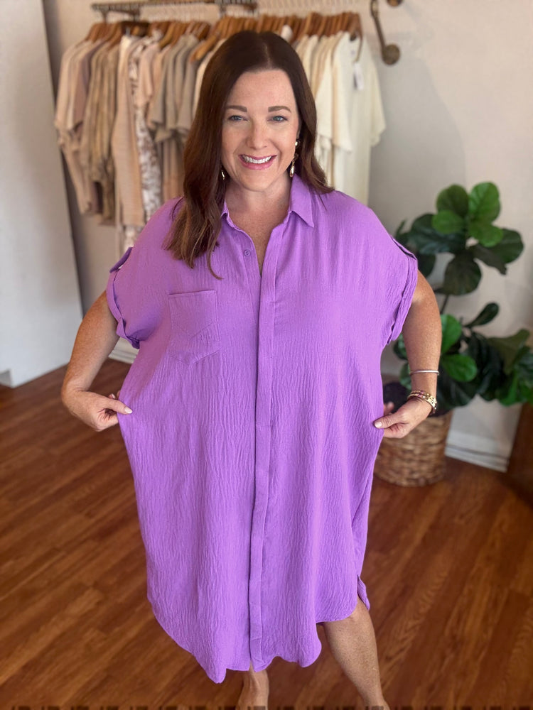 Thinking About You Lately Dress in Orchid