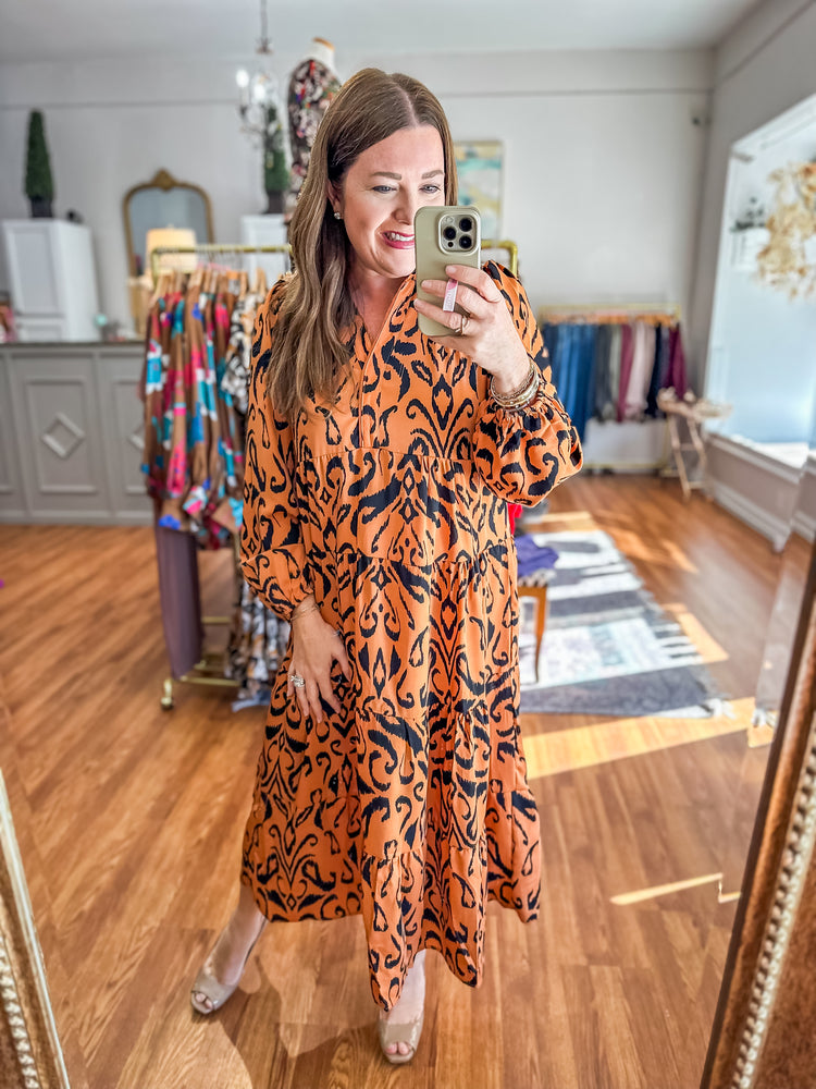 It’s All Around Midi Dress