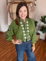 Meant for You Top in Green